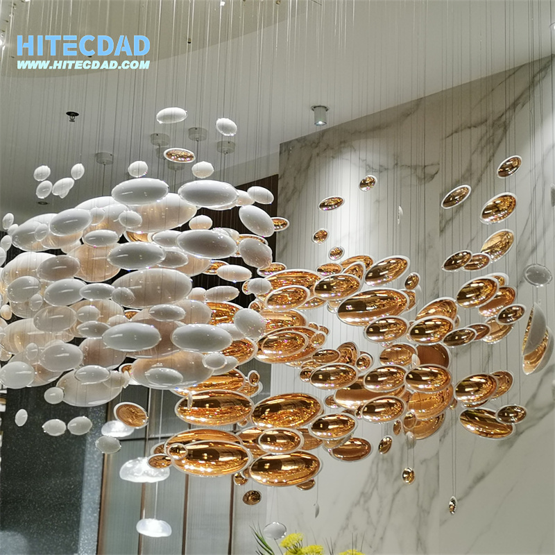 Bowl chandelier-Egg shell chandelier-HITECDAD (13)