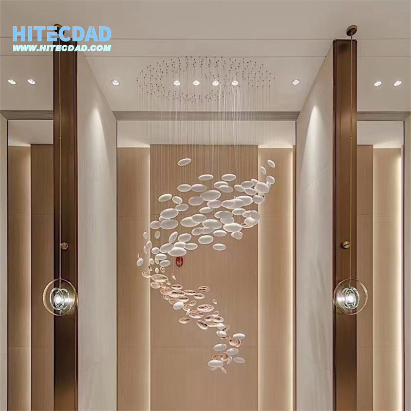 Bowl chandelier-Egg shell chandelier-HITECDAD (47)