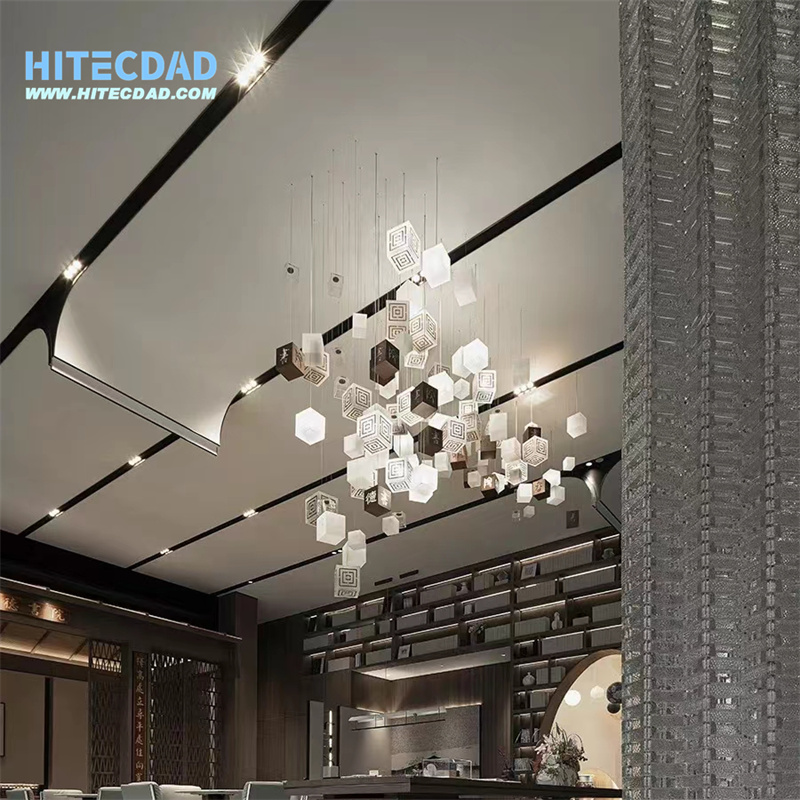 Glass box chandelier 2-HITECDAD (1)