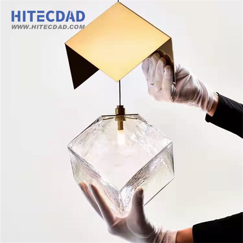 Lámpara de araña de caja de cristal 3-HITECDAD (5)