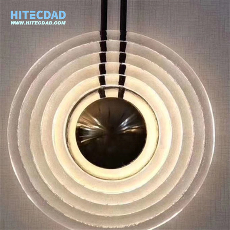 Glass cake chandelier-HITECDAD  (8)