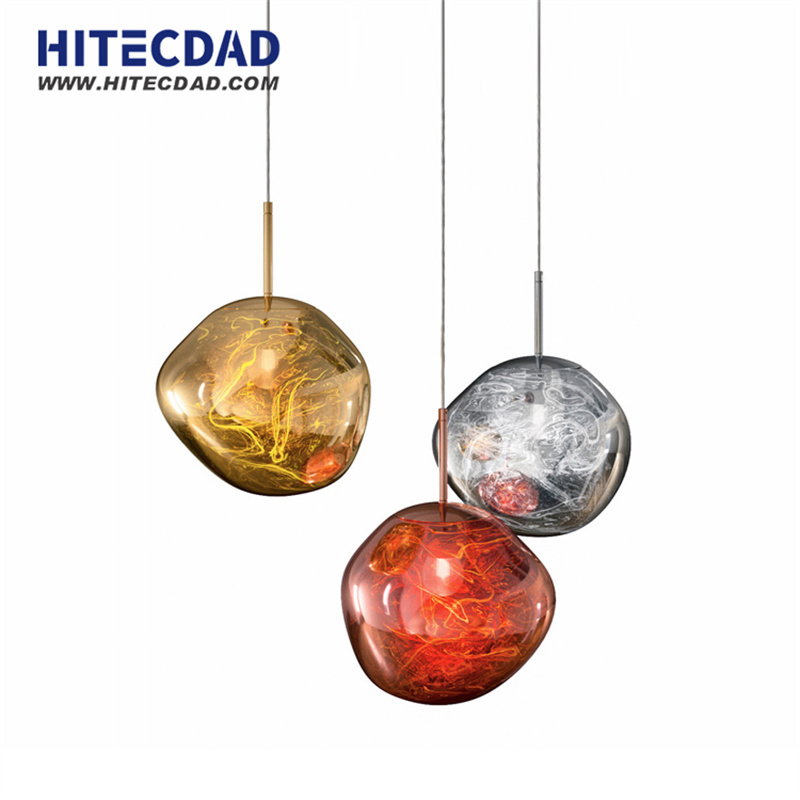 Glass lava chandelier 1-HITECDAD (1)