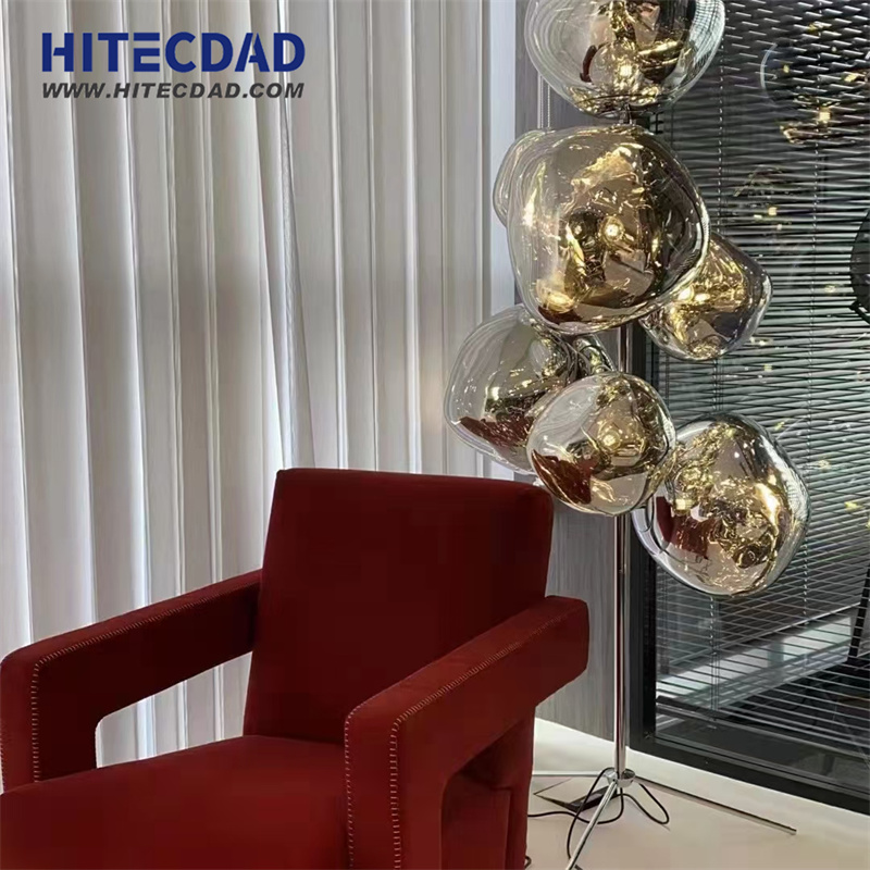 Glass lava chandelier 1-HITECDAD  (10)