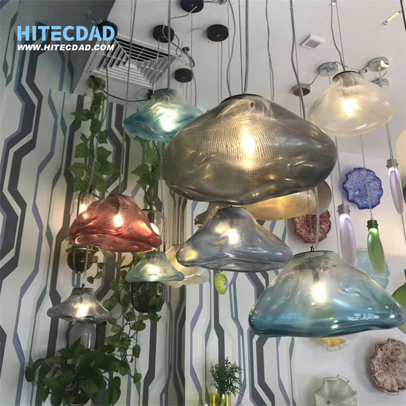 Glass pocket chandelier 1-HITECDAD (8)